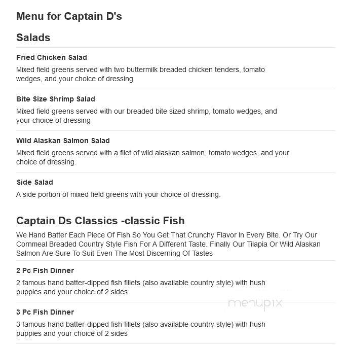 Captain D's Seafood - Covington, TN