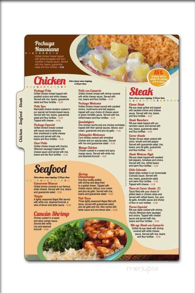 Los Portales Mexican Restaurant - Jackson, TN menu_pic