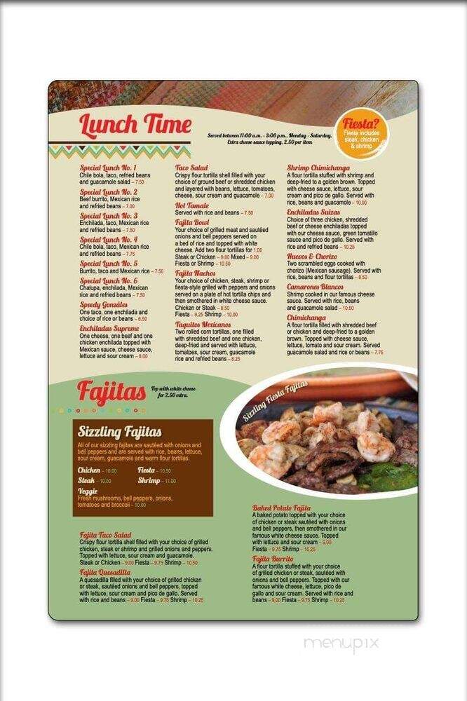 Los Portales Mexican Restaurant - Jackson, TN menu_pic