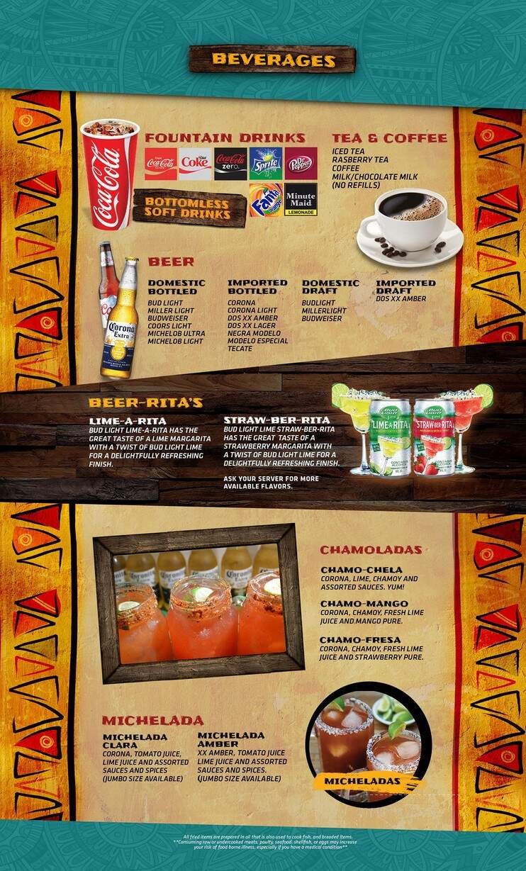 Monterrey Mexican Restaurant - Athens, TN menu_pic