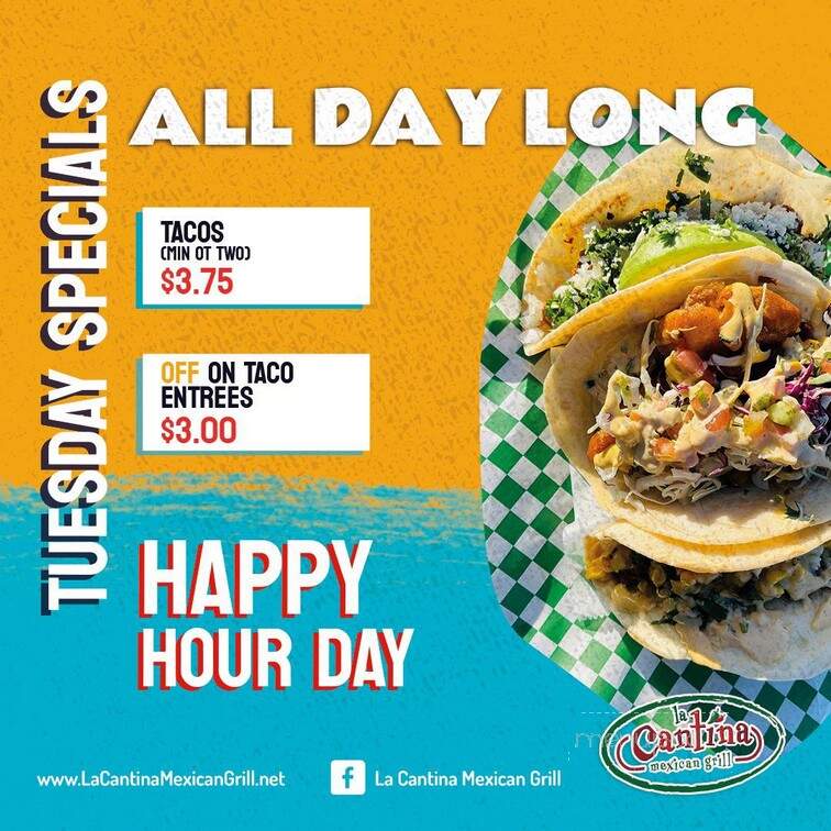 La Cantina Mexican Grill - Beaumont, TX menu_pic