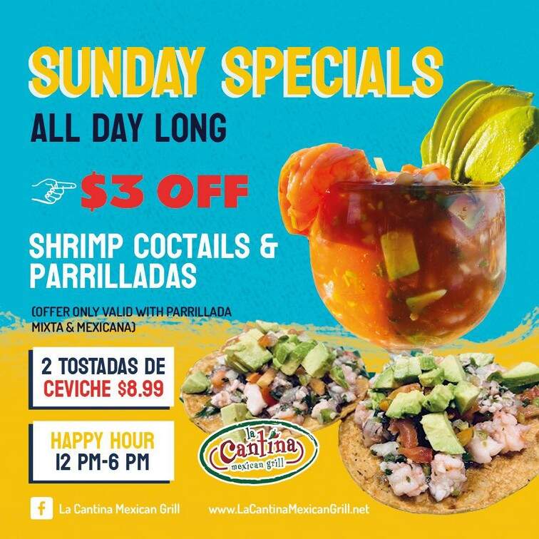 La Cantina Mexican Grill - Beaumont, TX menu_pic