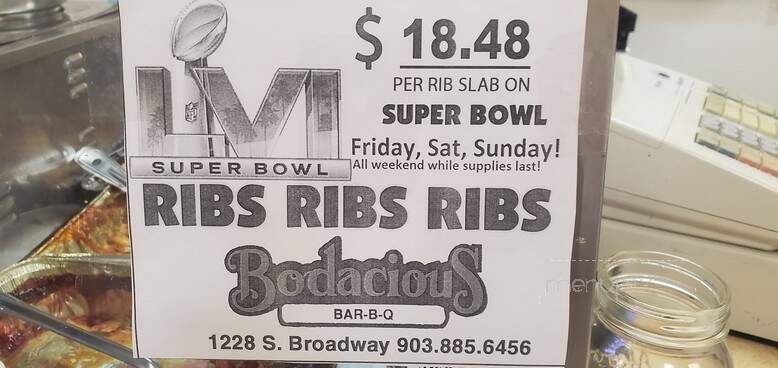 Bodacious Bar-B-Q - Sulphur Springs, TX