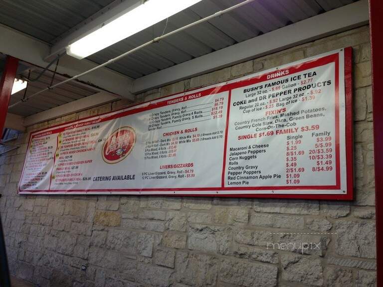 Bush's Chicken! - Waco, TX menu_pic