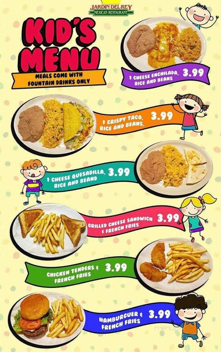 Jardin Del Ray - Leander, TX menu_pic