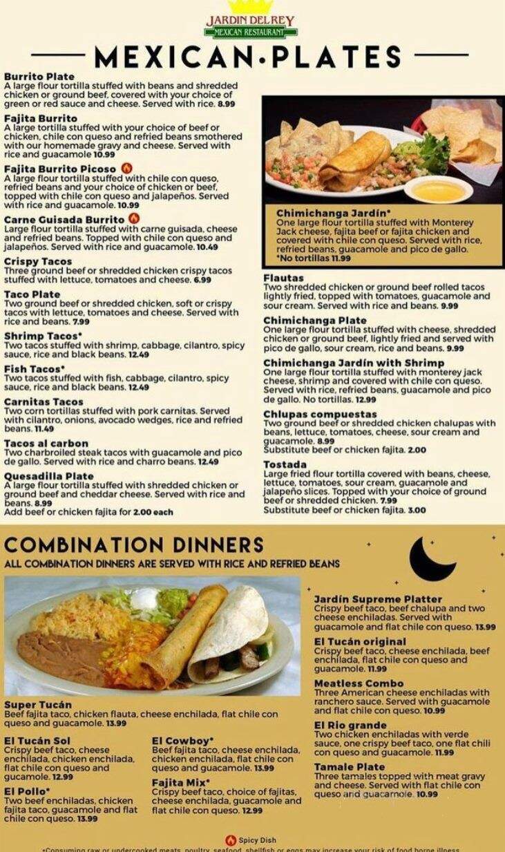 Jardin Del Ray - Leander, TX menu_pic