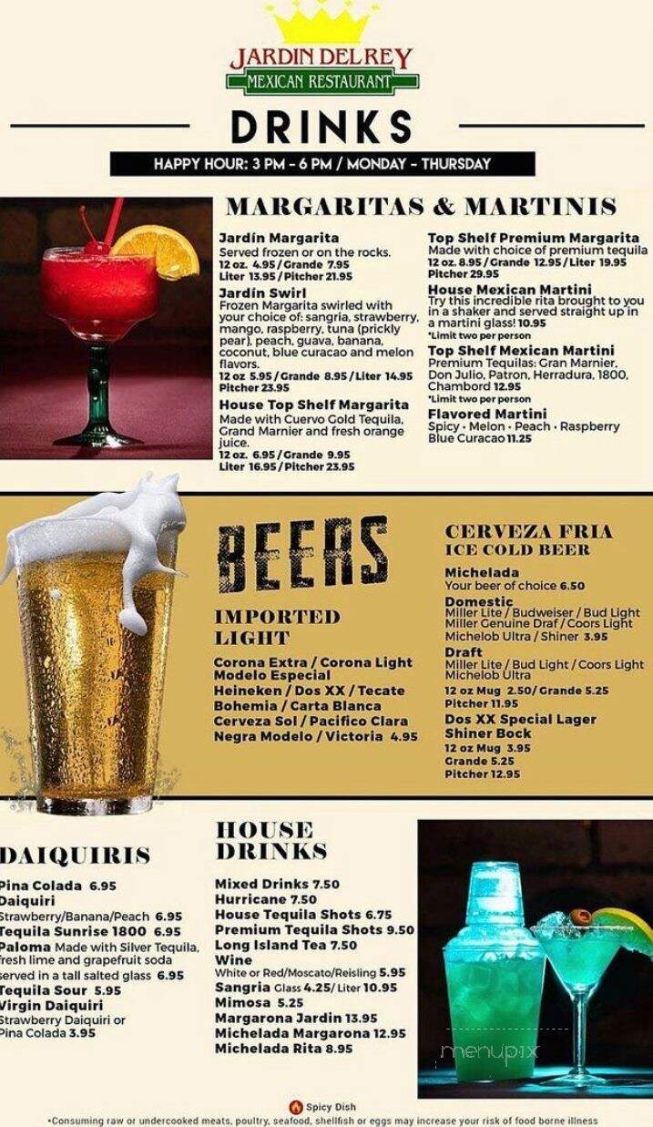 Jardin Del Ray - Leander, TX menu_pic