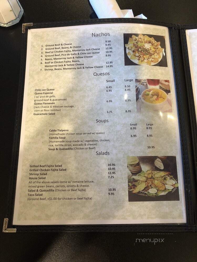 La Cabana Grill - Spicewood, TX menu_pic