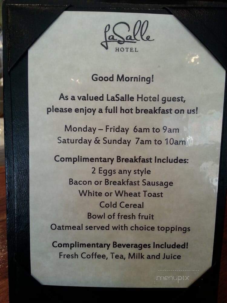 La Salle Cafe - Bryan, TX menu_pic