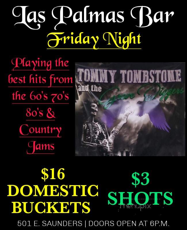 Las Palmas Bar & Grill - Laredo, TX menu_pic