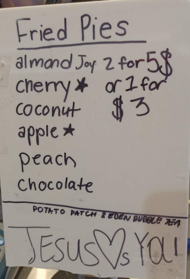 Potato Patch - Texarkana, TX menu_pic