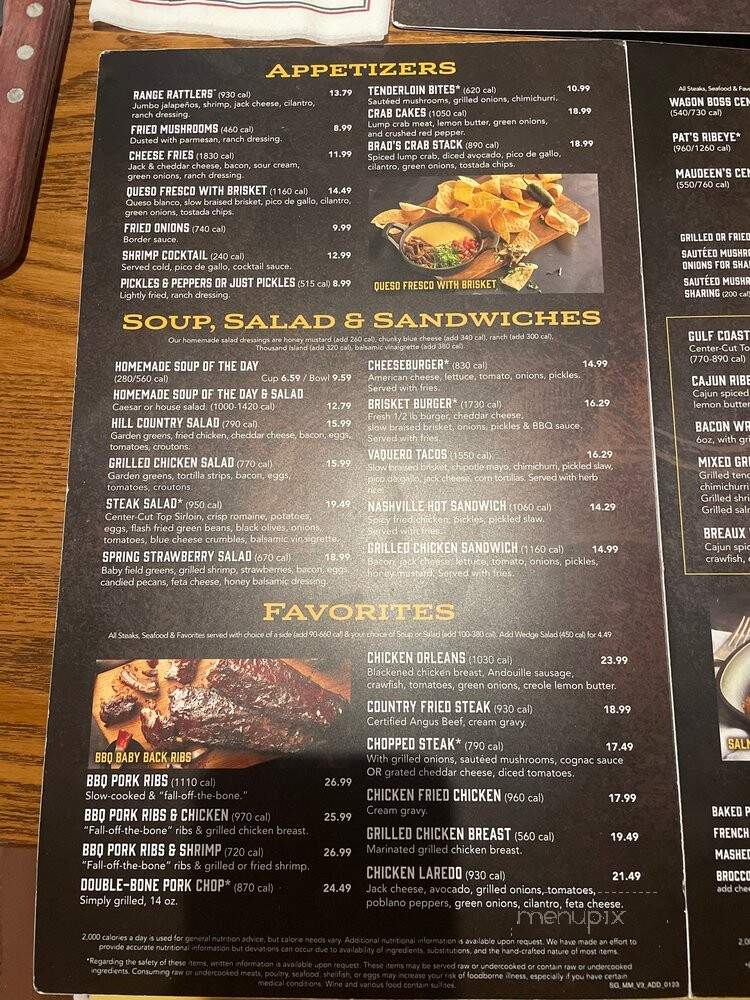 Saltgrass Steakhouse - Pearland, TX menu_pic