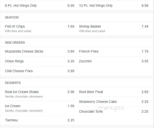 Stars Restaurant - Edinburg, TX menu_pic