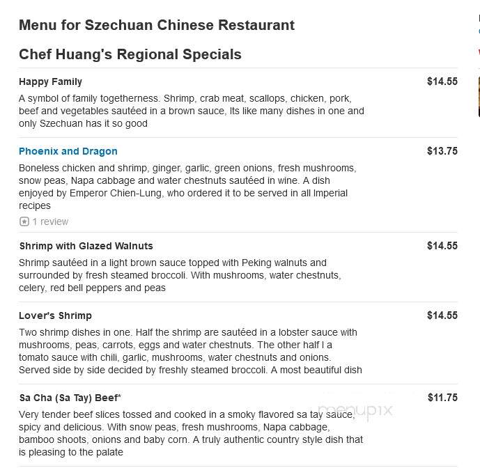 Szechuan Chinese Restaurant - Abilene, TX