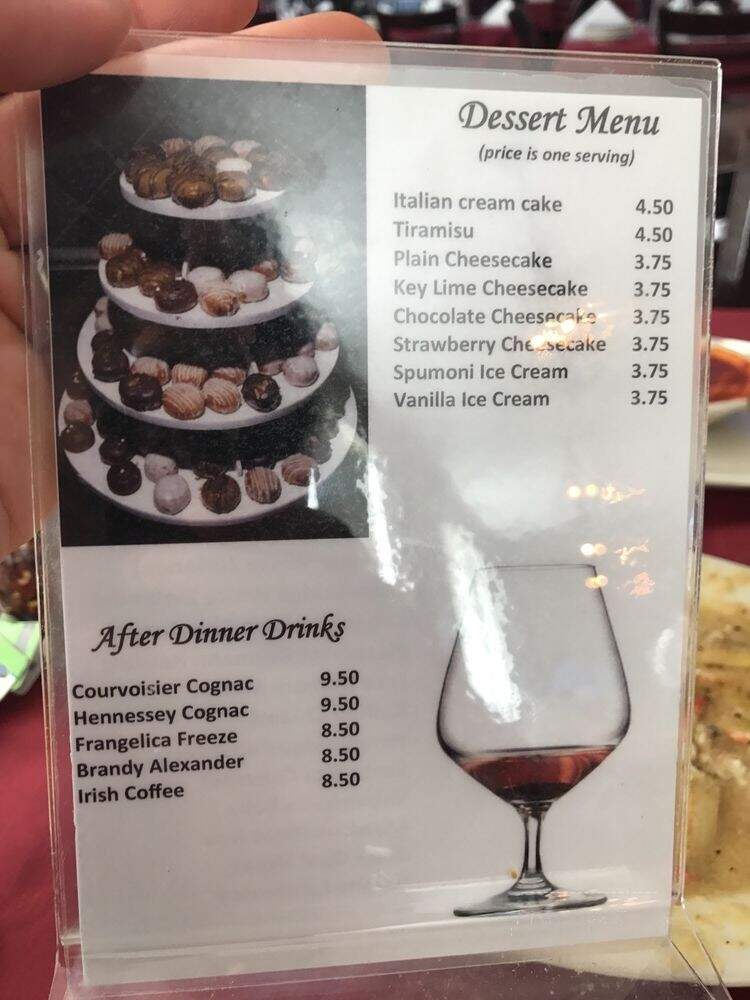 Tatiano's Italian Food - Rowlett, TX menu_pic