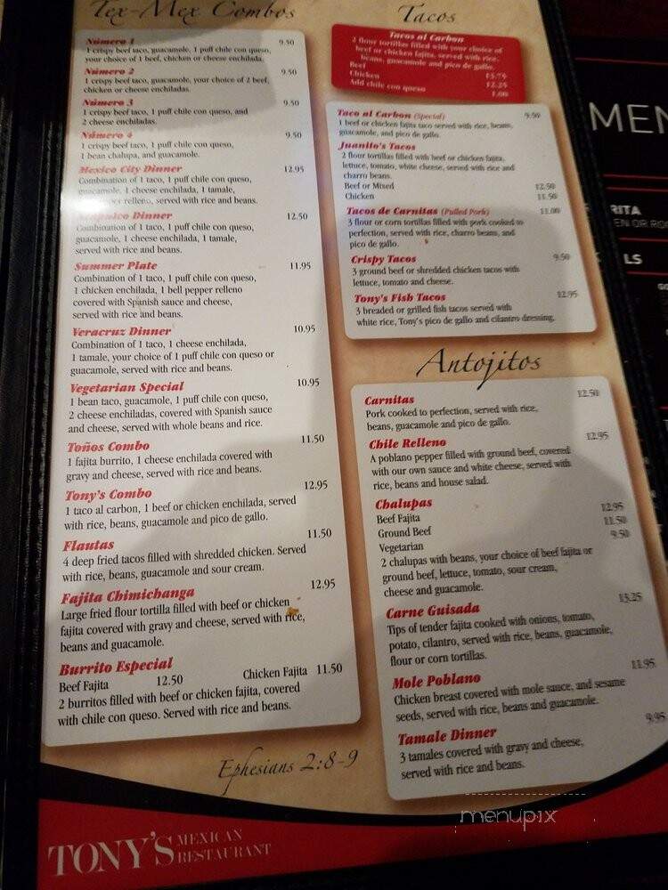 Tony's Mexican Restaurant - Katy, TX