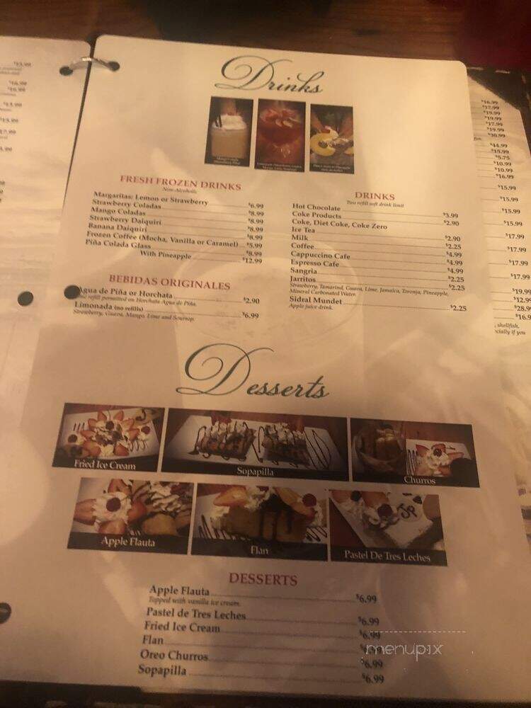 Maria Bonita Mexican Grill - Orem, UT menu_pic