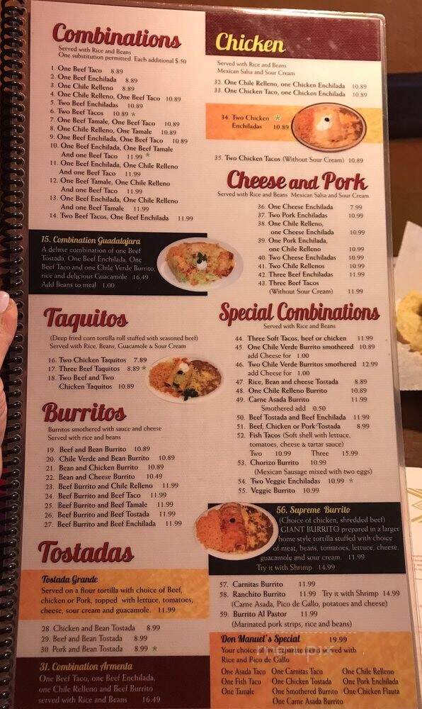 Mi Ranchito - Orem, UT menu_pic