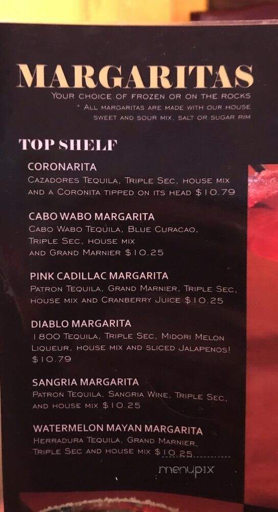 Mi Ranchito - Orem, UT menu_pic