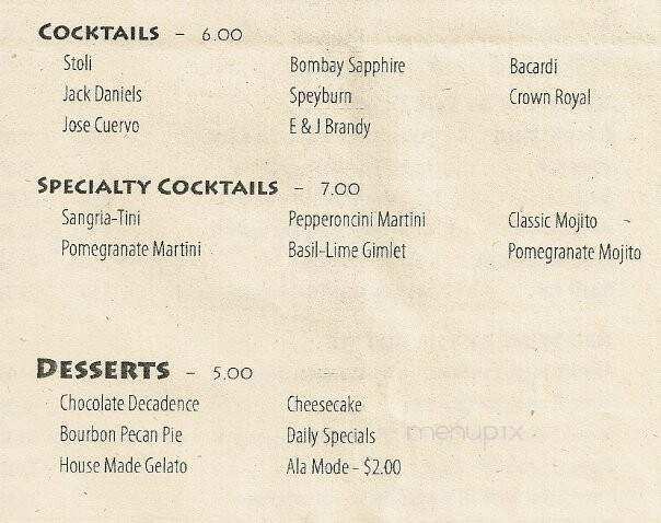 Stella Grill - Salt Lake City, UT menu_pic