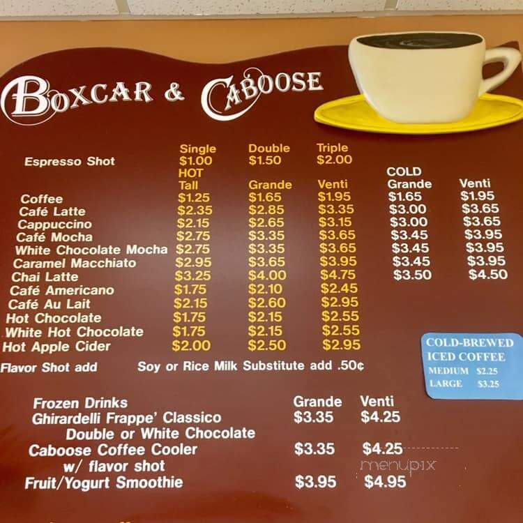 Boxcar & Caboose - Saint Johnsbury, VT