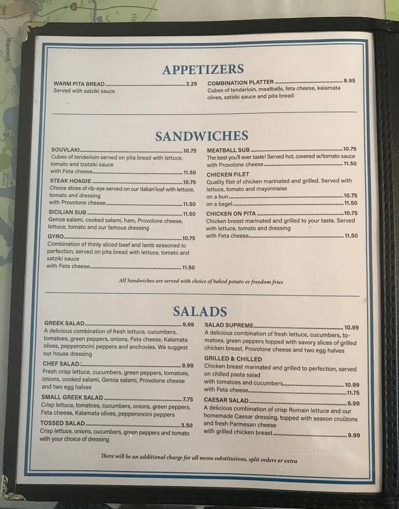 Alexander's - Petersburg, VA menu_pic