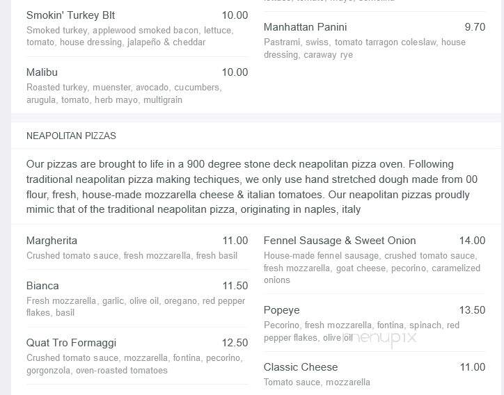 Baker's Crust Bread Market - Norfolk, VA menu_pic