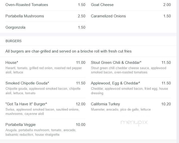 Baker's Crust Bread Market - Norfolk, VA menu_pic