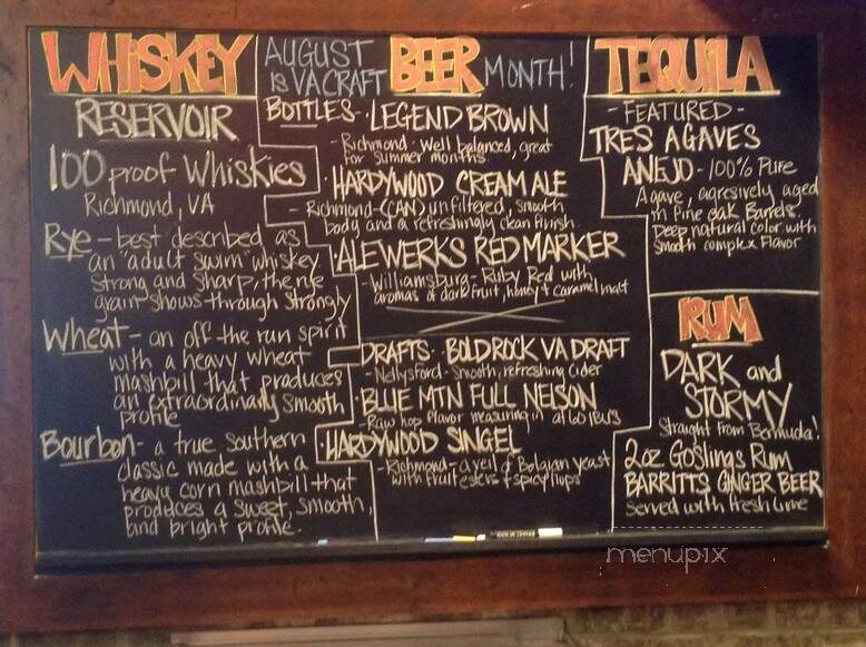 Buz & Ned's Real BBQ - Richmond, VA menu_pic