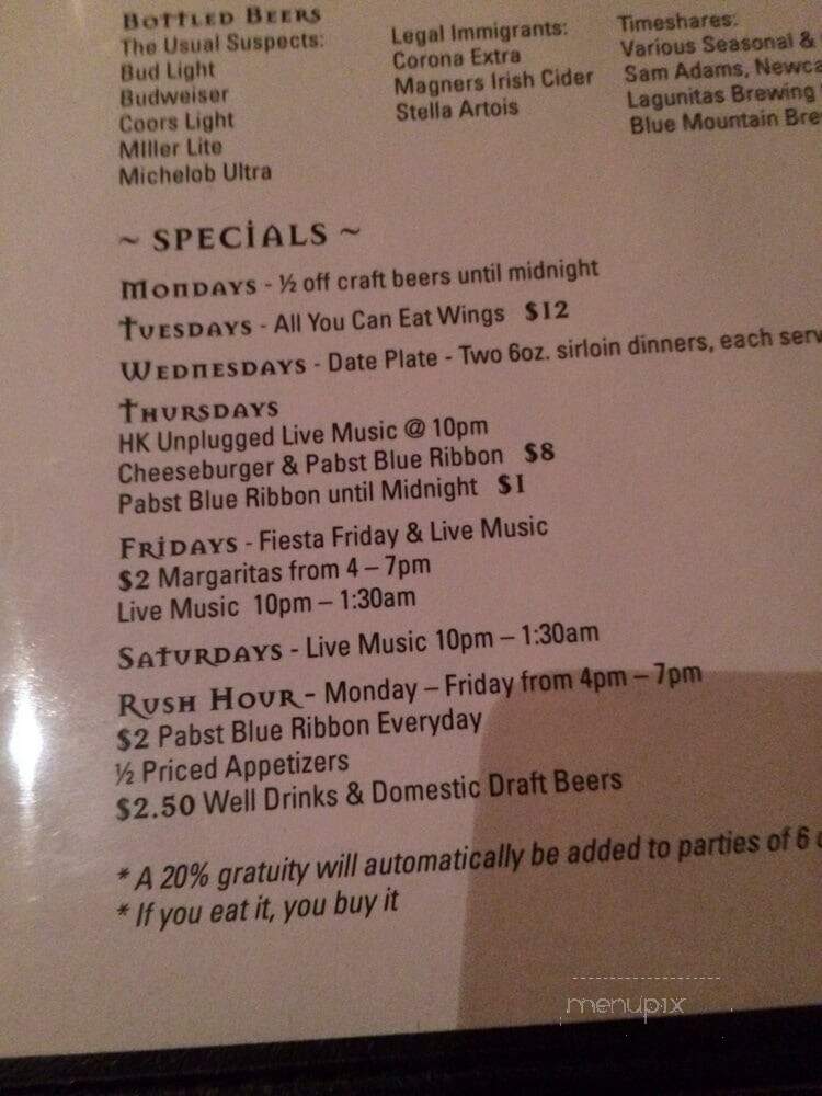 Hell's Kitchen - Norfolk, VA menu_pic