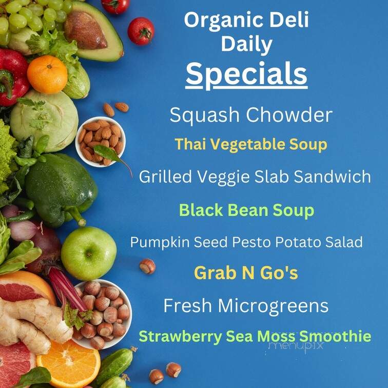 Natural Marketplace - Warrenton, VA menu_pic