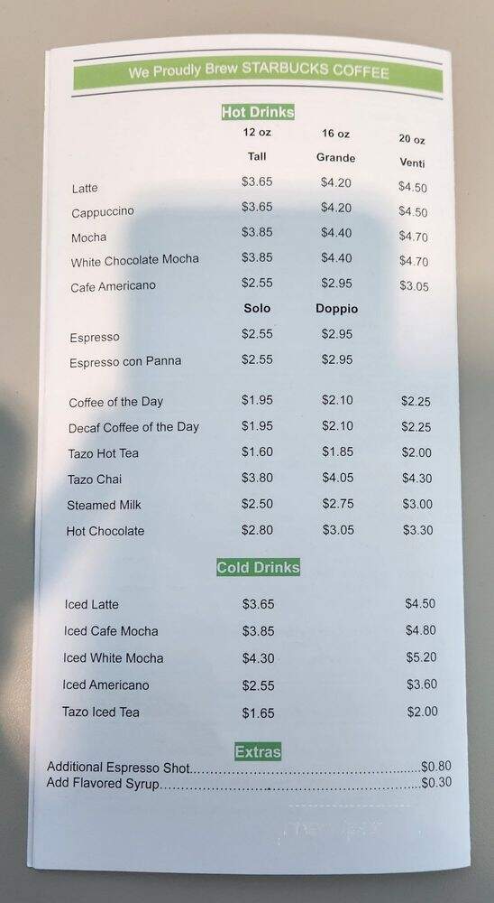 Sophia's Deli - Alexandria, VA menu_pic