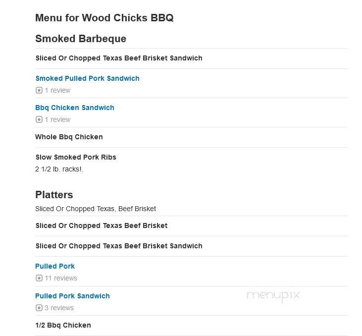 Wood Chicks BBQ - Chesapeake, VA