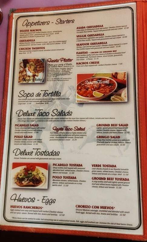 El Caporal Mexican Restaurant - Fall City, WA menu_pic