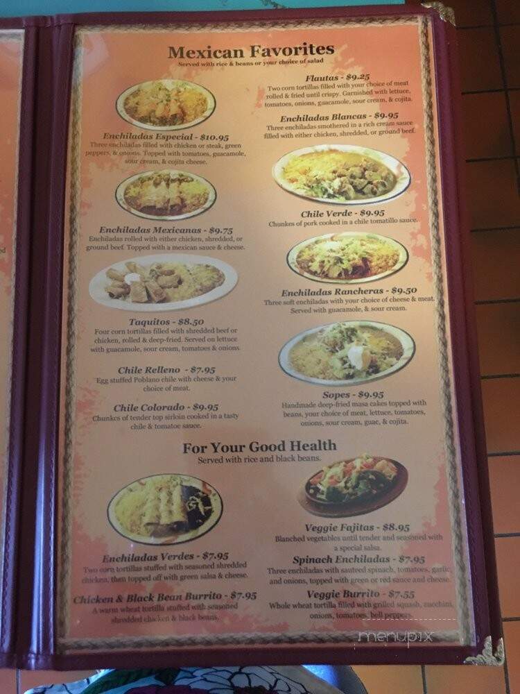 El Chapala - Kennewick, WA menu_pic