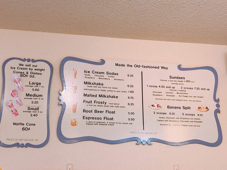 Elevated Ice Cream Co - Port Townsend, WA menu_pic