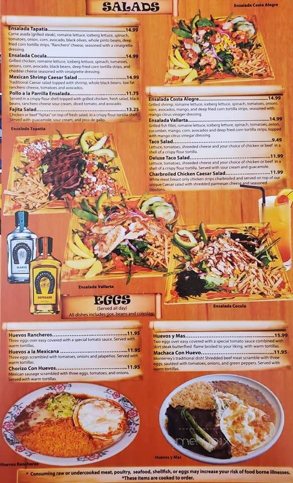 Mi Mexico - Bellingham, WA menu_pic