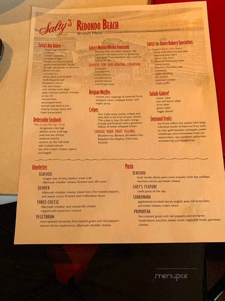 Salty's At Redondo Beach - Des Moines, WA menu_pic