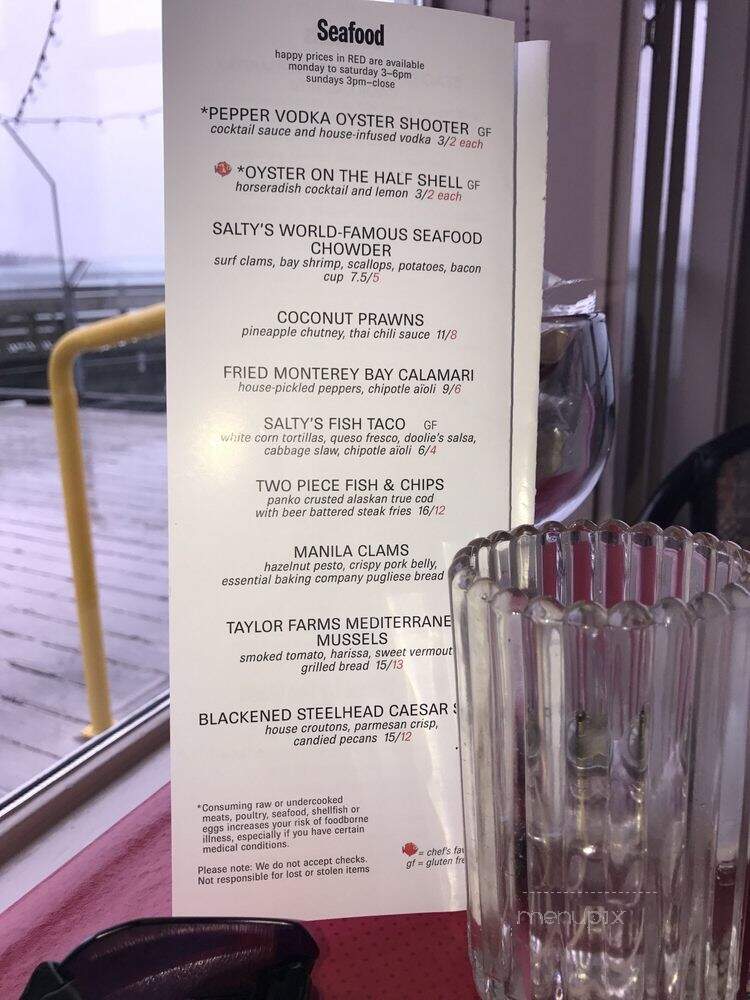 Salty's At Redondo Beach - Des Moines, WA menu_pic