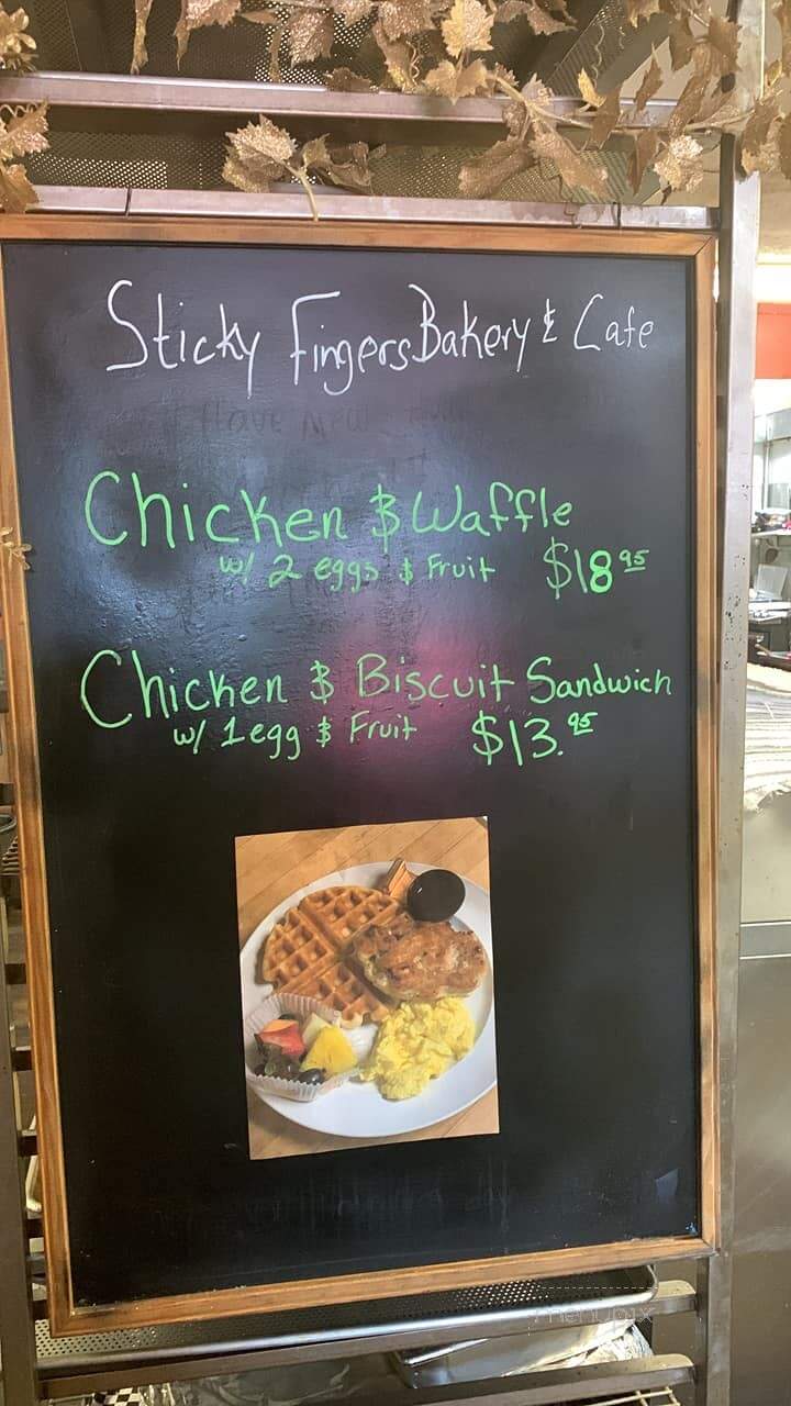 Sticky Fingers Bakery & Cafe - Naches, WA menu_pic