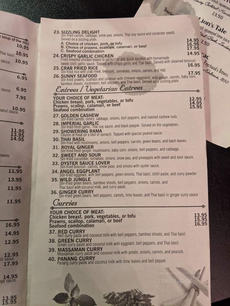 Thai Cottage - Edmonds, WA menu_pic