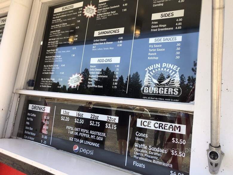 Twin Pines Drive-In - Cle Elum, WA menu_pic
