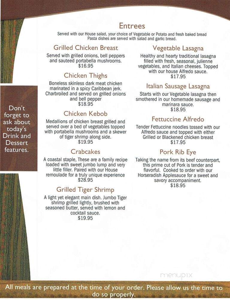 Muttley's - Davis, WV menu_pic