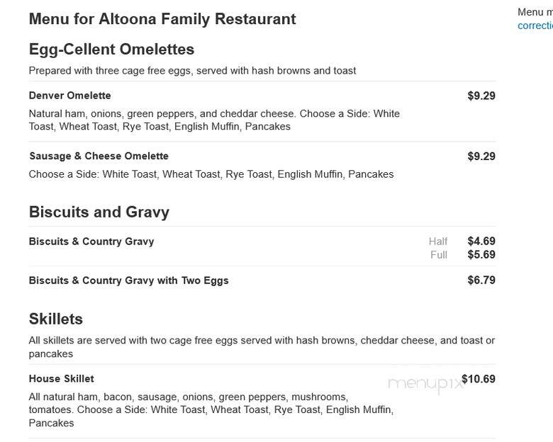 Altoona Family Restaurant - Altoona, WI