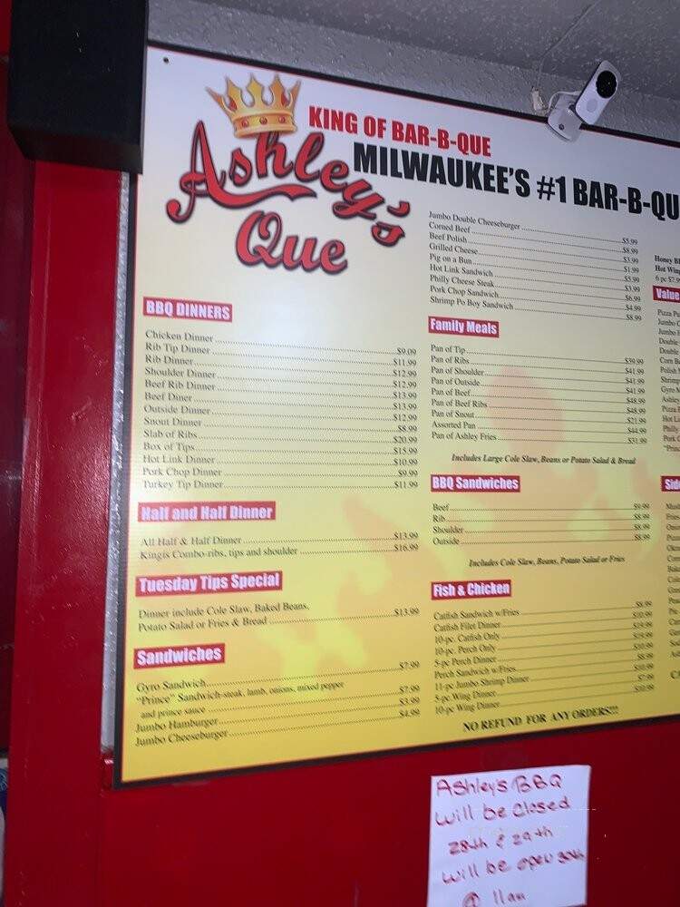Ashley's Barbeque - Milwaukee, WI