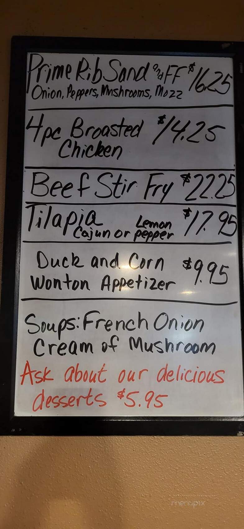 Lox Club - Combined Locks, WI menu_pic