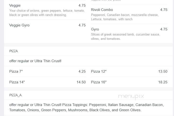 Rivoli Theatre & Pizzeria - La Crosse, WI menu_pic