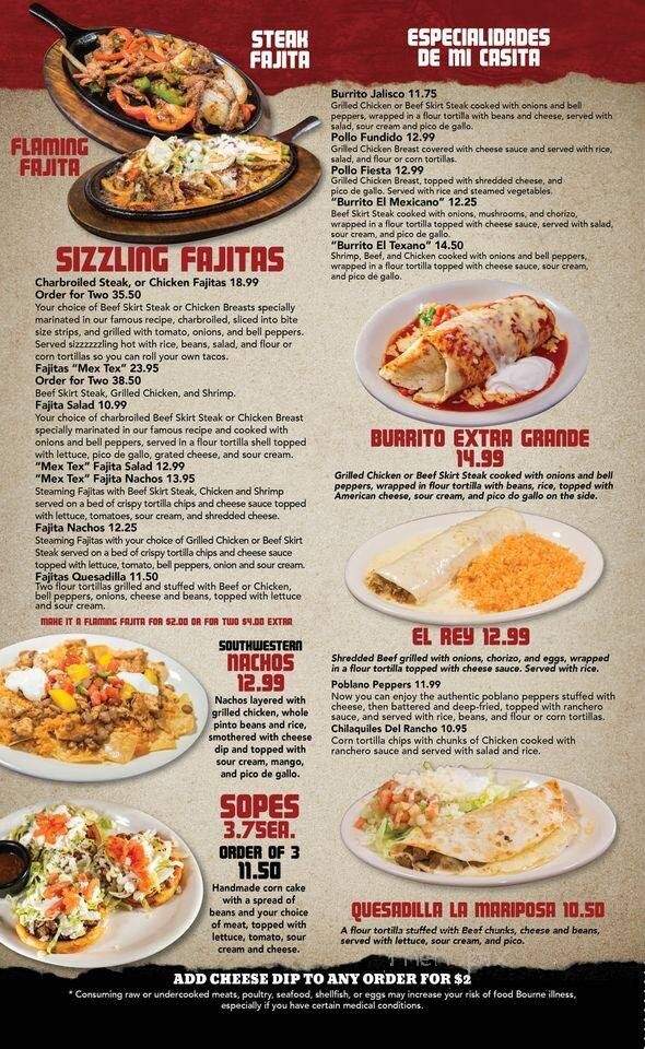 Mi Casita Mexican Restaurant - Fort Payne, AL menu_pic