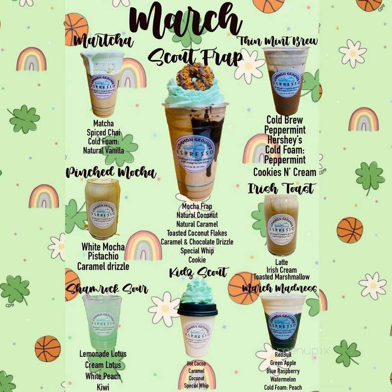 Common Grounds Espresso - Anchorage, AK menu_pic