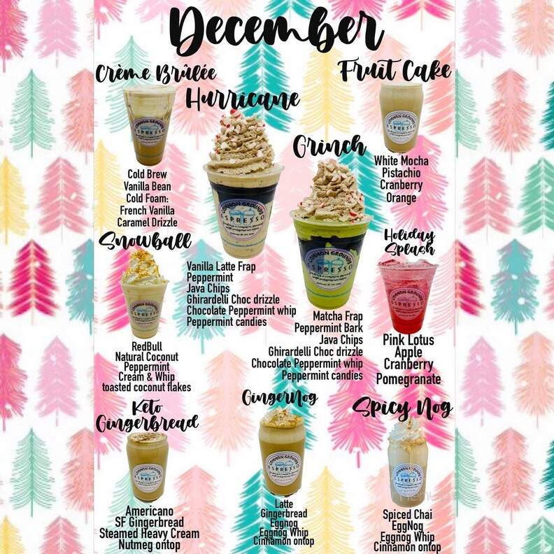 Common Grounds Espresso - Anchorage, AK menu_pic